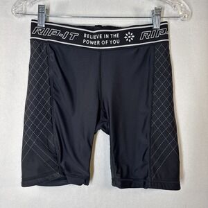 Rip-It Girls Softball Padded Sliding Shorts Period Protection Black  Youth XL